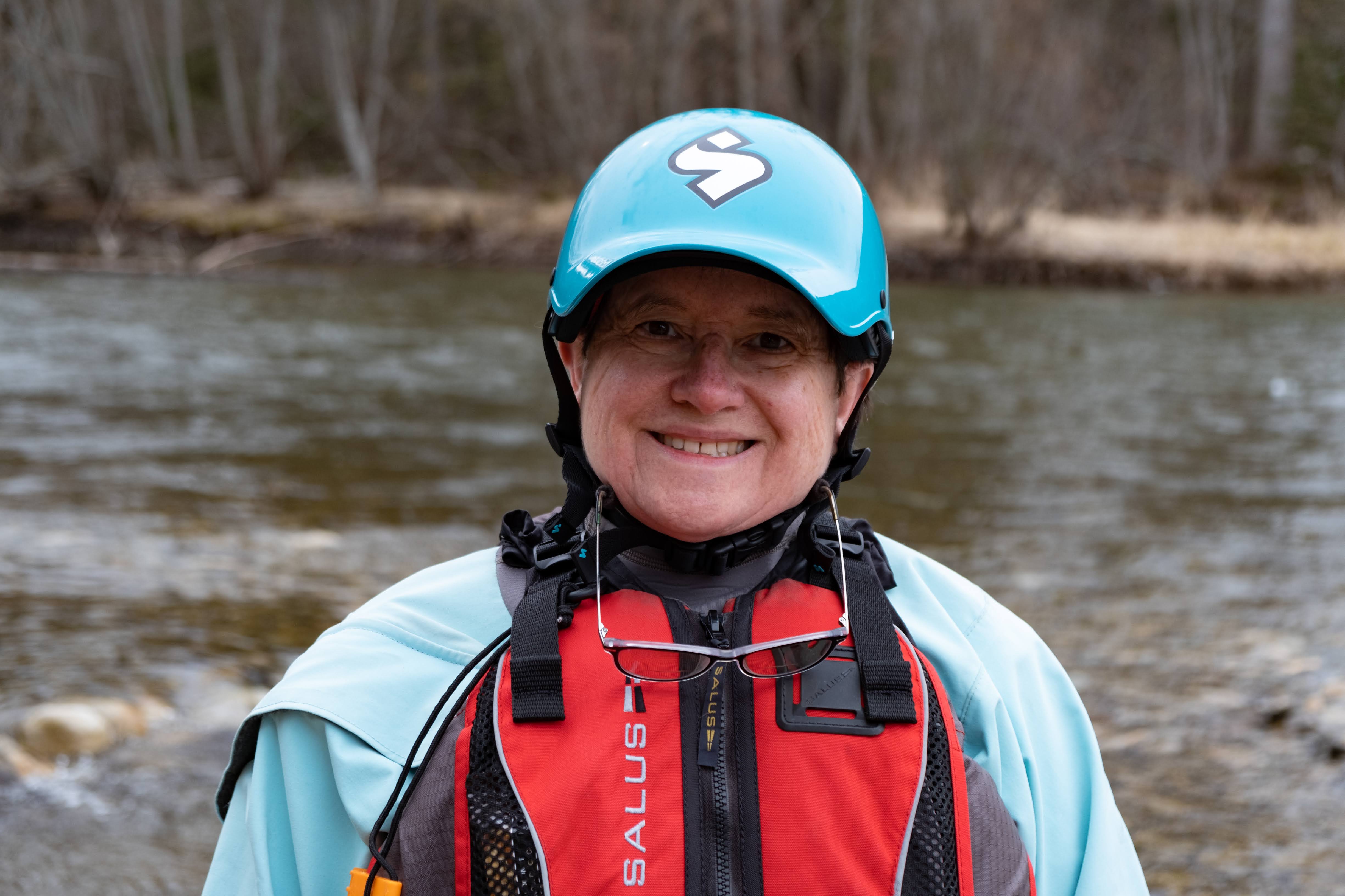 Nancy white water canoeing