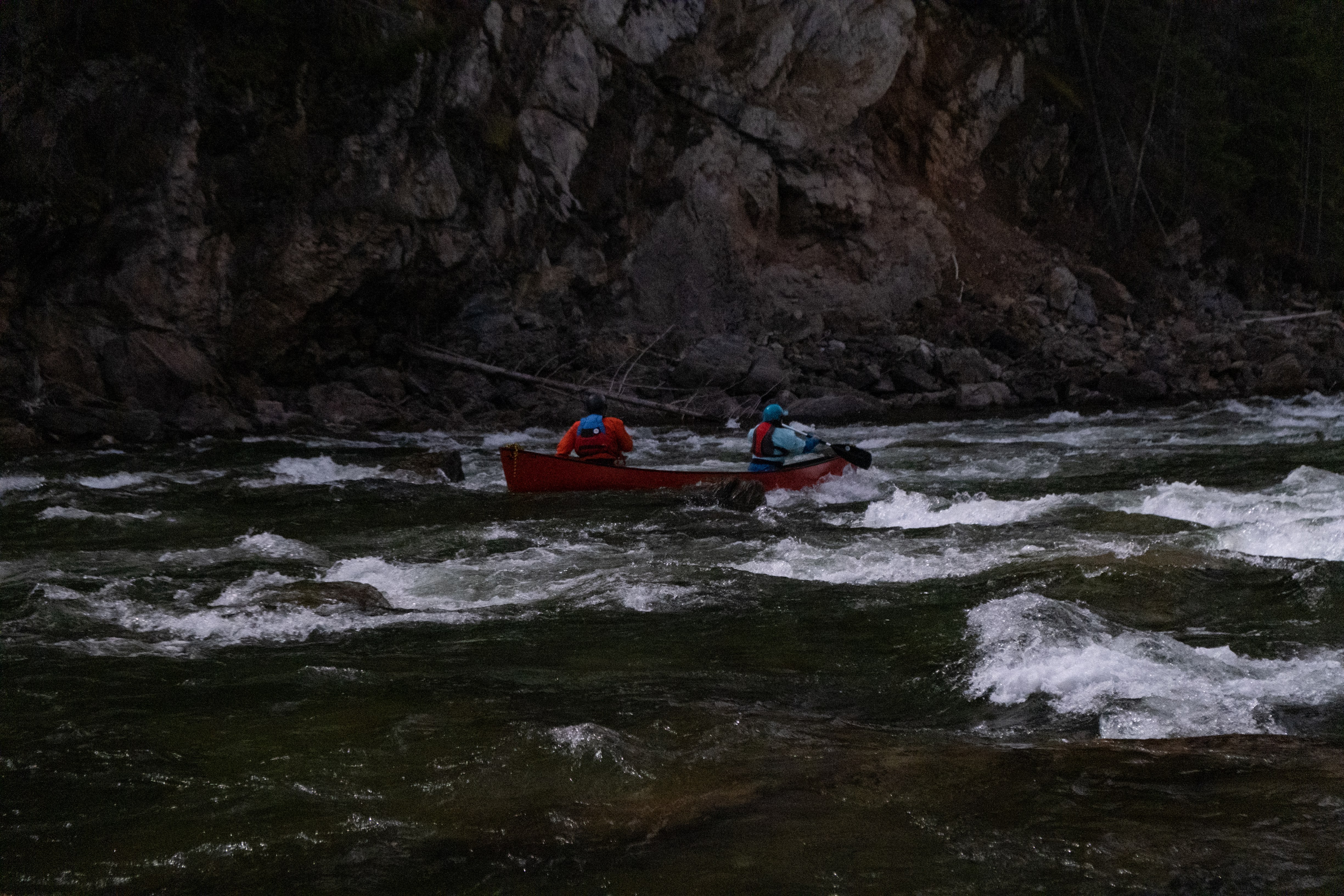 Paddling the Shuswap River